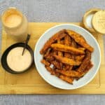 Chipotle Sauce with Grilled Sweet Potatoes
