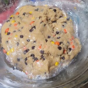 Chilled Reese's Pieces Cookie Dough 