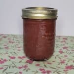 Small Mason Jar of Homemade Barbecue Sauce