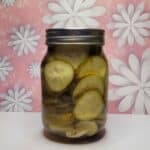 Jar of Homemade Dill Pickles