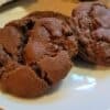 Plated chocolate cookies