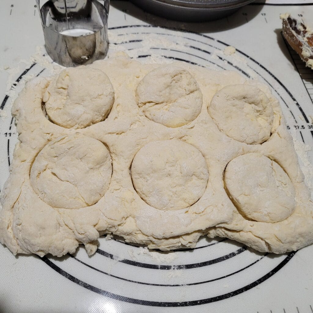 Biscuit dough for Quick and Easy Biscuits